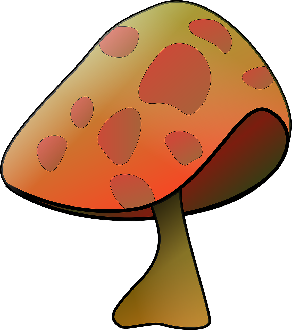 Food Cliparts, Food Design Svg - Mushroom Clip Art - Png Download (796x900), Png Download