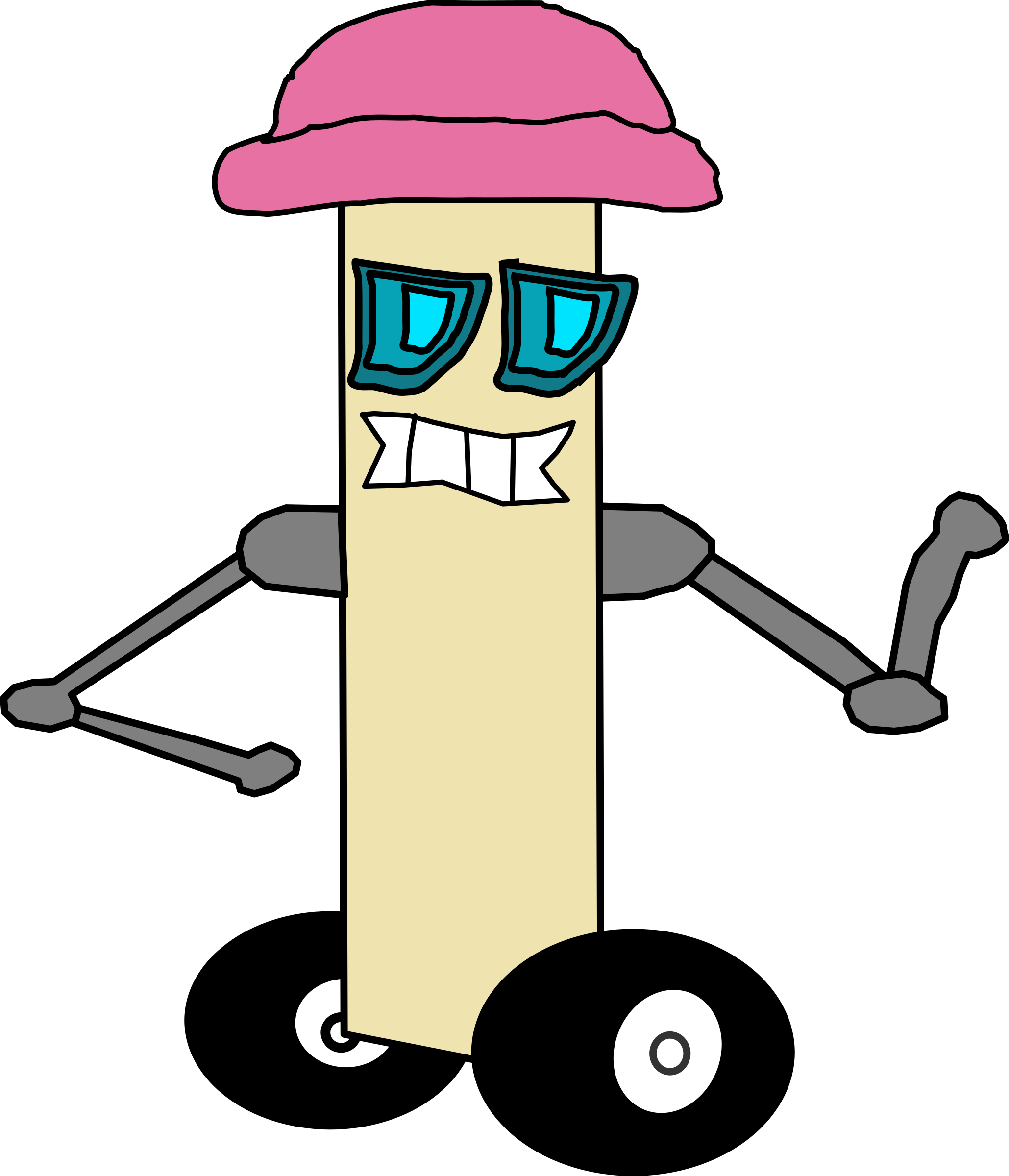 Doopylikescheese's Robot Clipart (2059x2400), Png Download