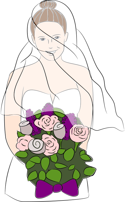 Free Bride - Bride Clipart (493x800), Png Download