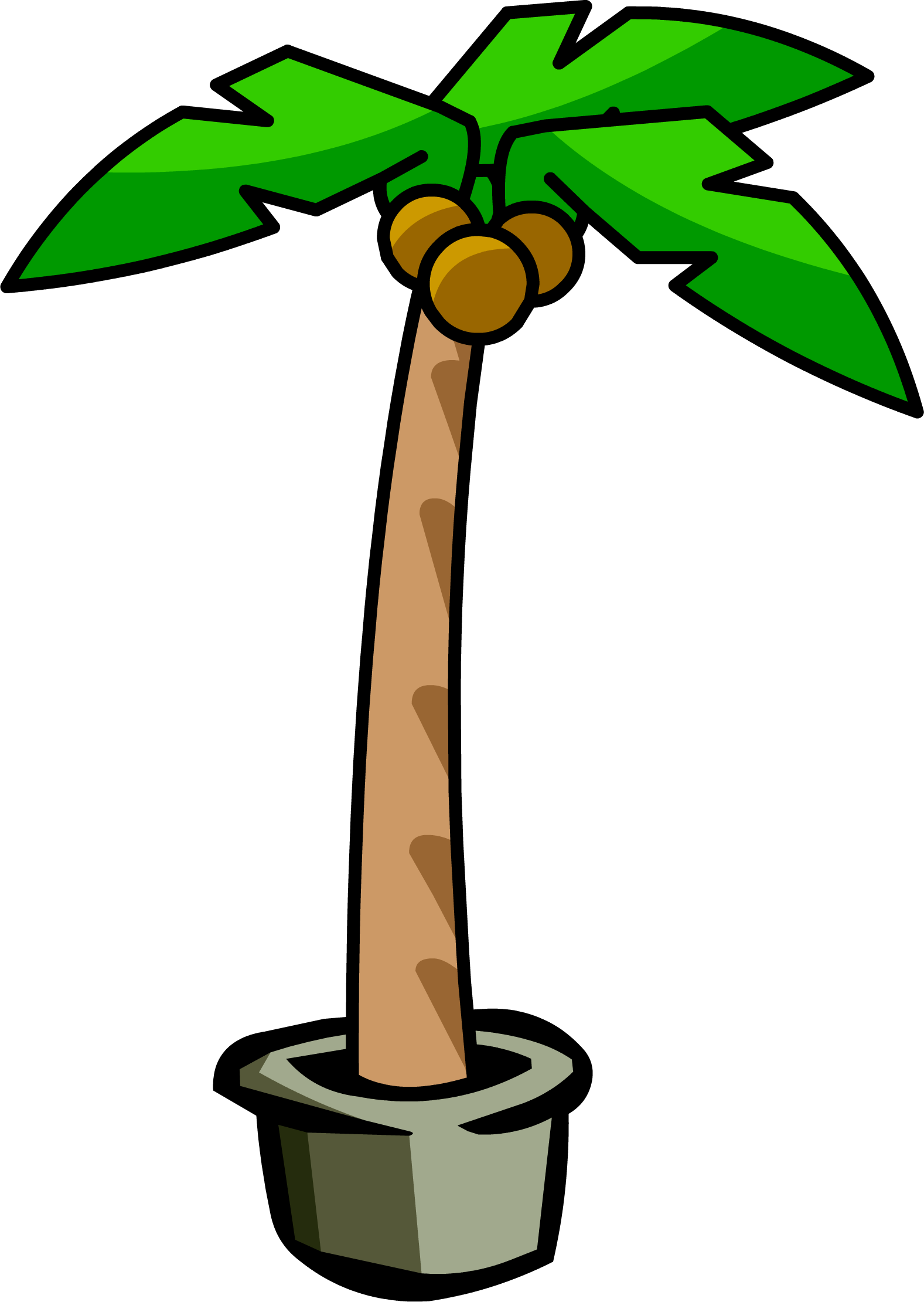 More From My Site - Club Penguin Palm Tree Clipart (1576x2220), Png Download