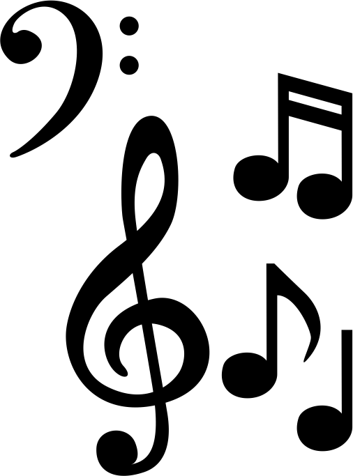 191 - Classic Music Note Clipart (506x683), Png Download