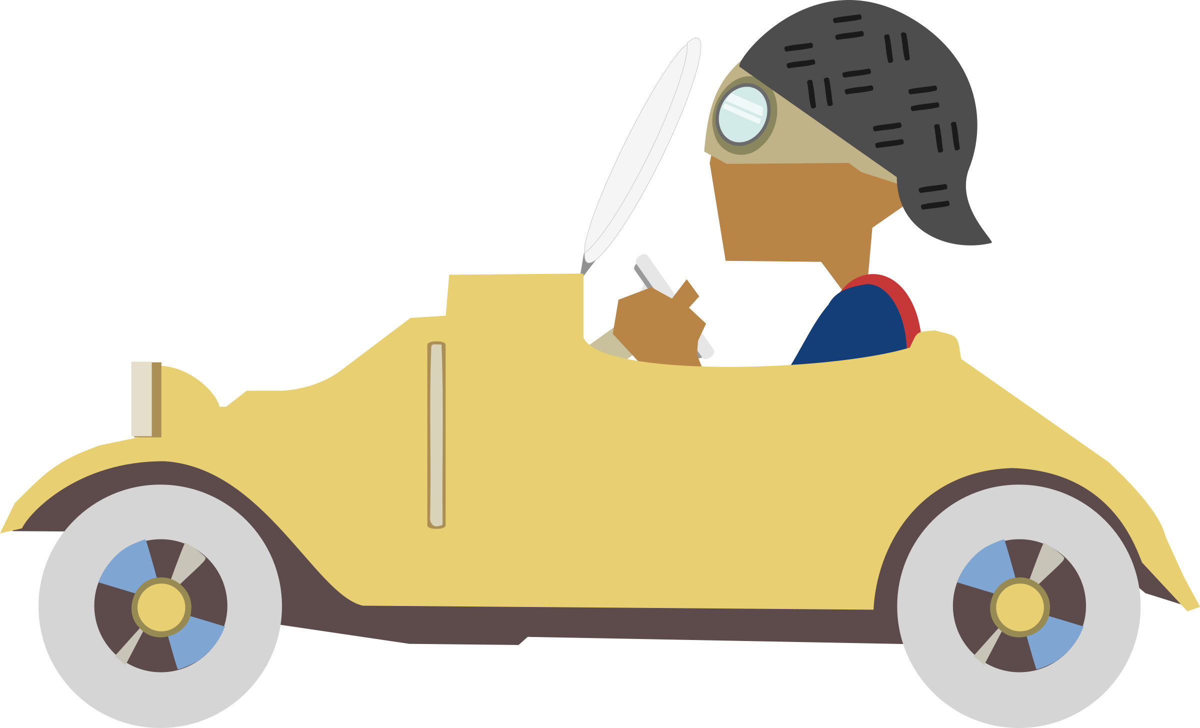 Car Driving Canidae Motor Vehicle Dog - Car Clipart (1236x750), Png Download