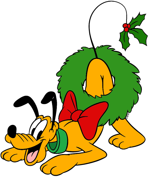 Mickey And Friends Christmas Clip Art - Personajes De Disney Navidad - Png Download (509x604), Png Download