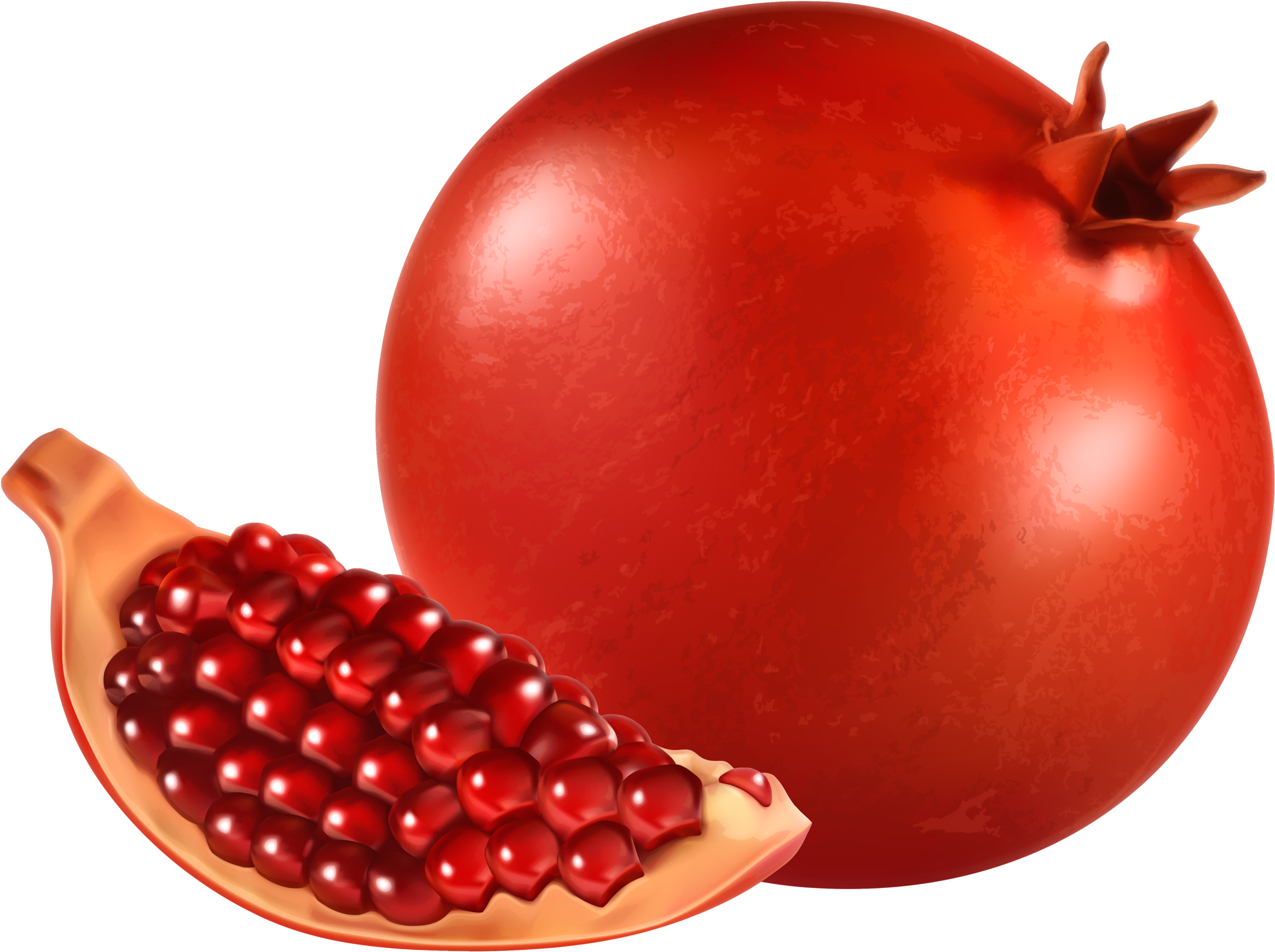 Pastor Clipart Healthy Eating Habit - Pomegranate Fruit Clipart - Png Download (2560x1971), Png Download