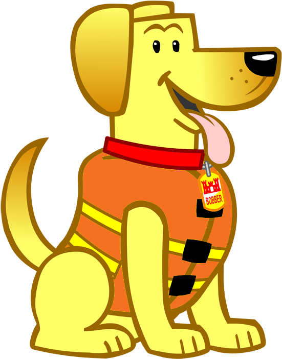 Boating Clipart Water Safety - Dog In Water Clip Art - Png Download (551x700), Png Download