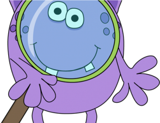 The Doctor Clipart Magnifying Glass - Cute Creative Monster - Png Download (640x480), Png Download