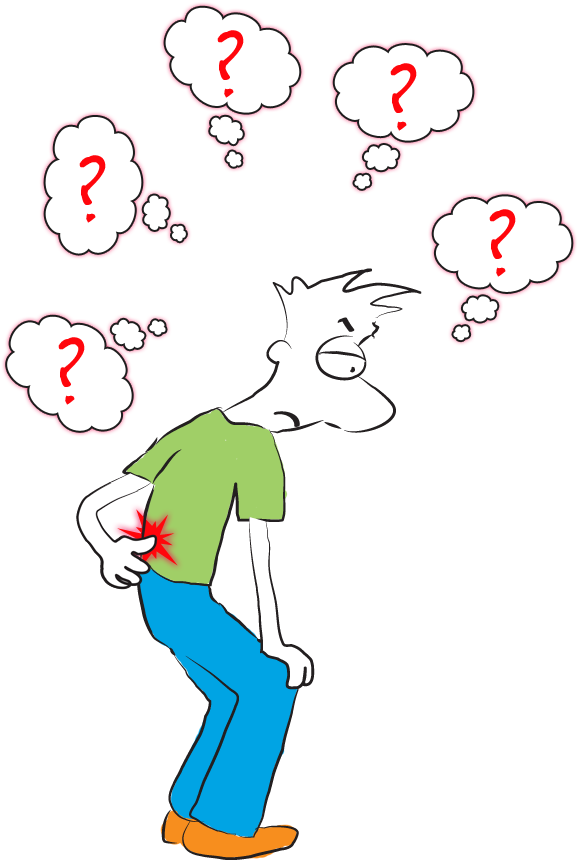 Neck Pain - Back Scar Tissue Clipart (600x868), Png Download