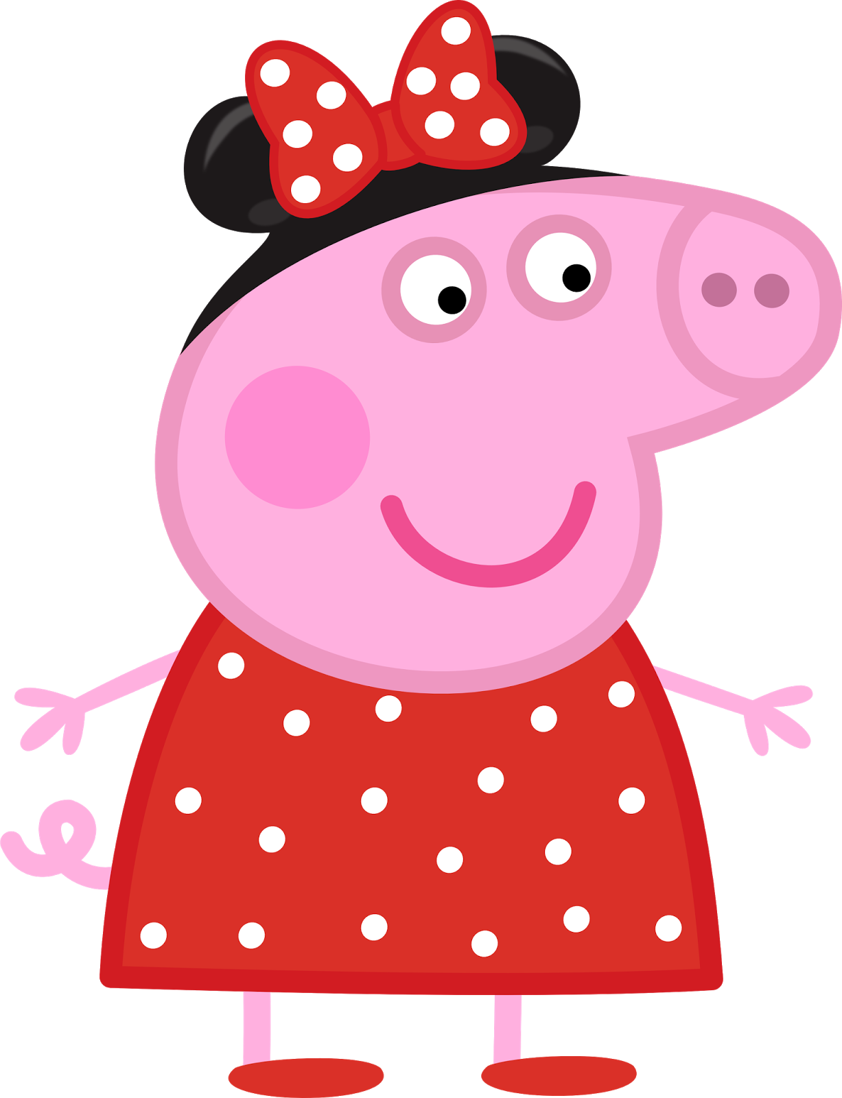 Clipart Pig Police - Peppa Pig Clipart - Png Download (1227x1600), Png Download