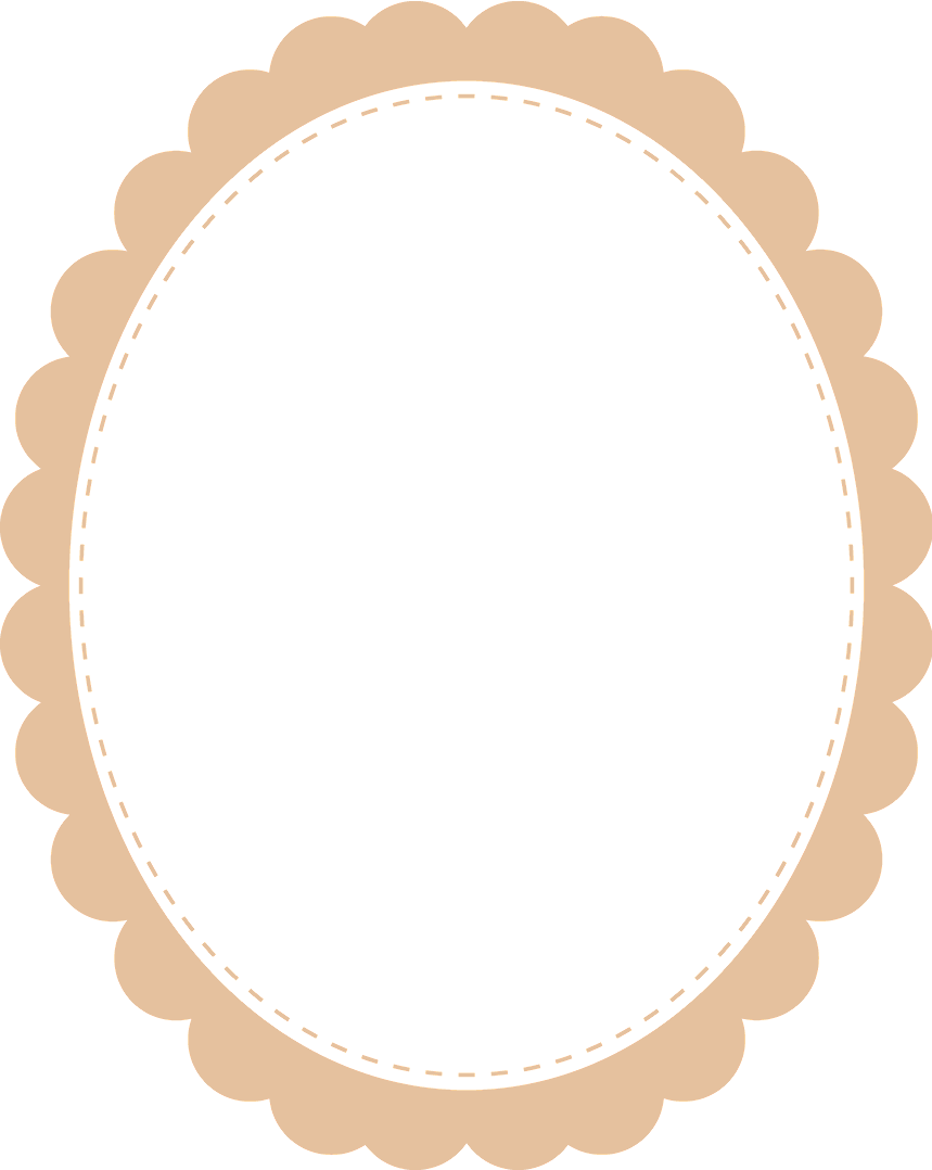 Profile Clipart Baby - Scrapbook Circle Png Transparent Png (859x1078), Png Download