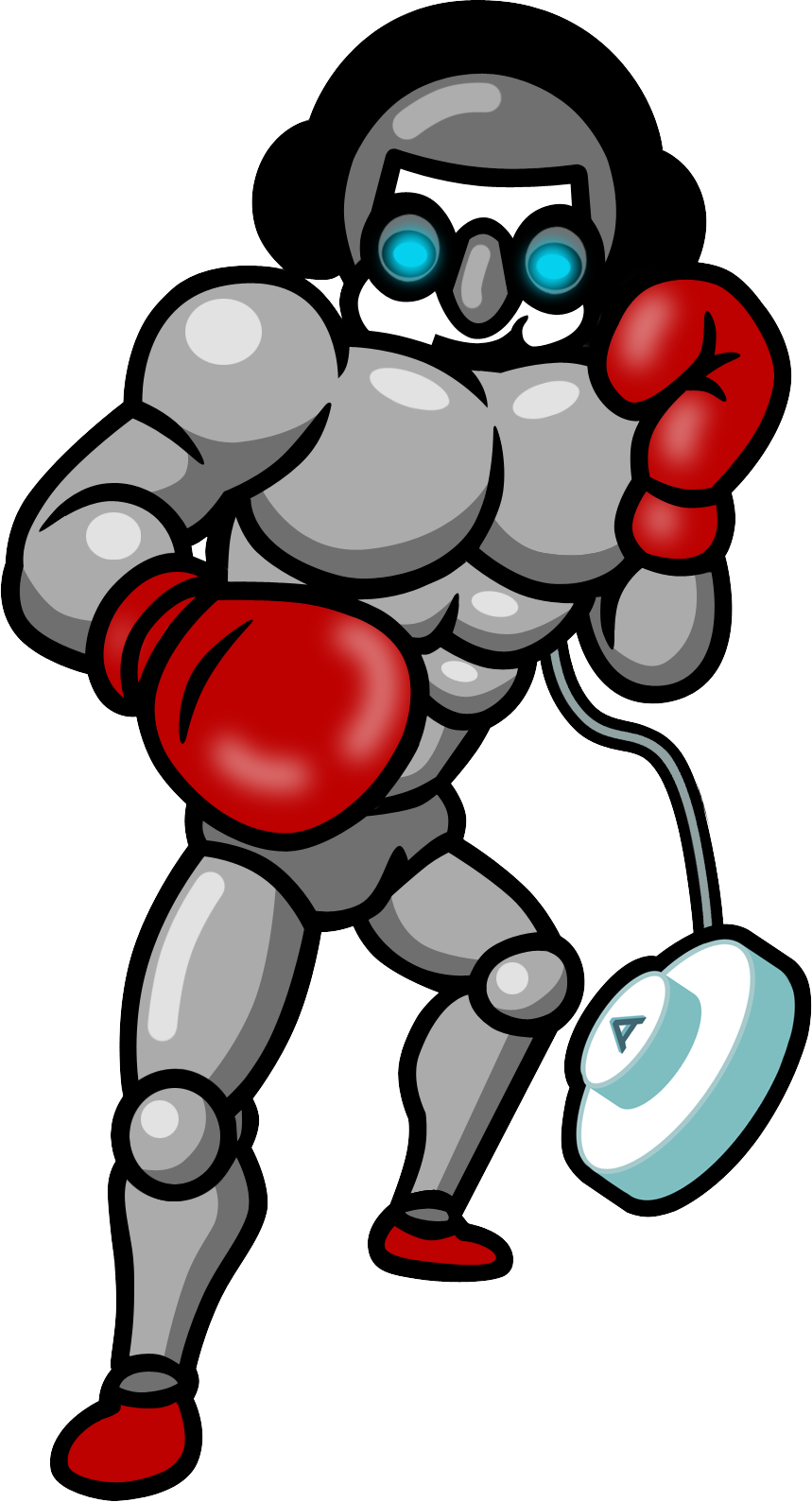 Muscle Doll - Muscle Doll Rhythm Heaven Clipart (859x1589), Png Download