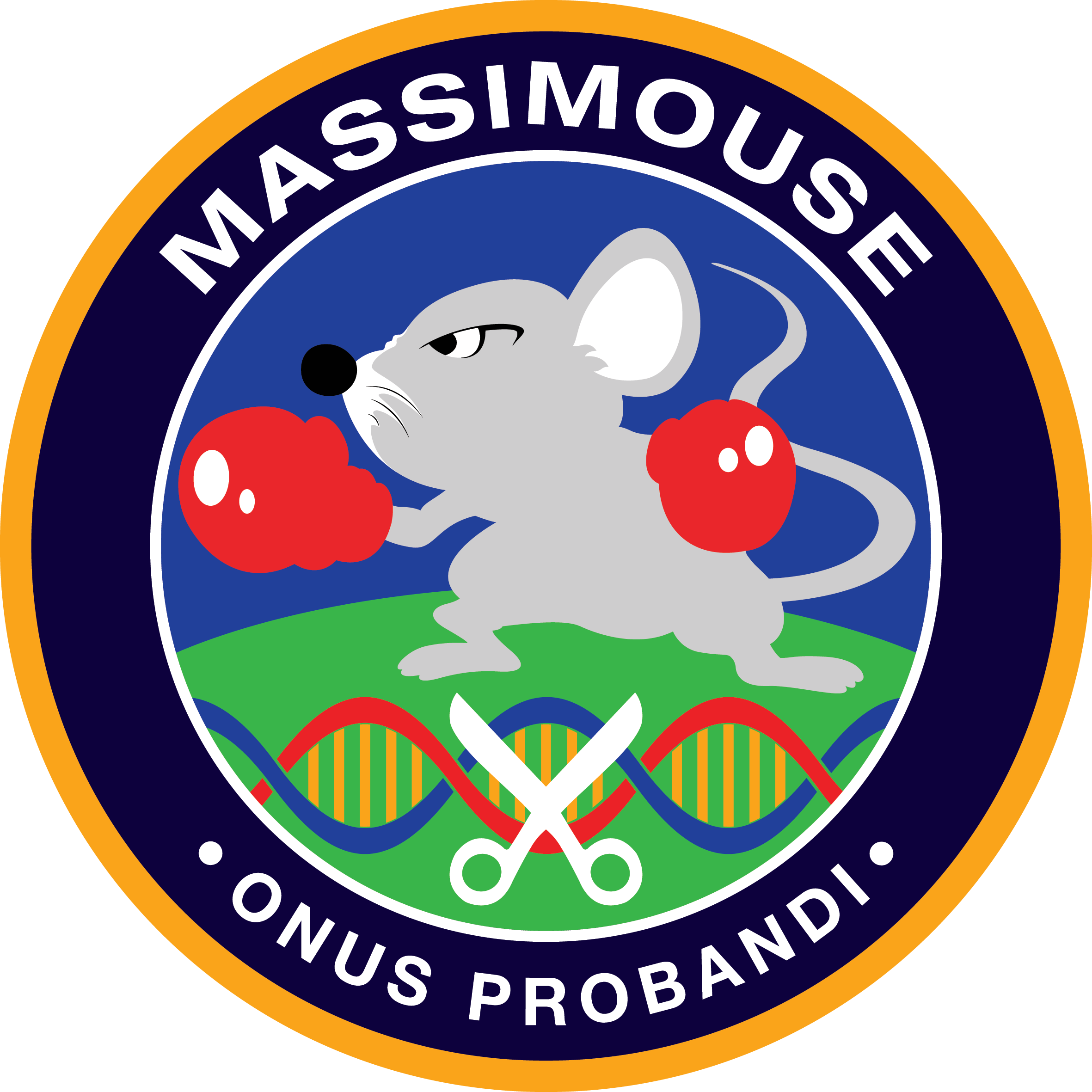 Massimouse Fa Outline - St Martin's School Gaithersburg Md Clipart (2362x2362), Png Download