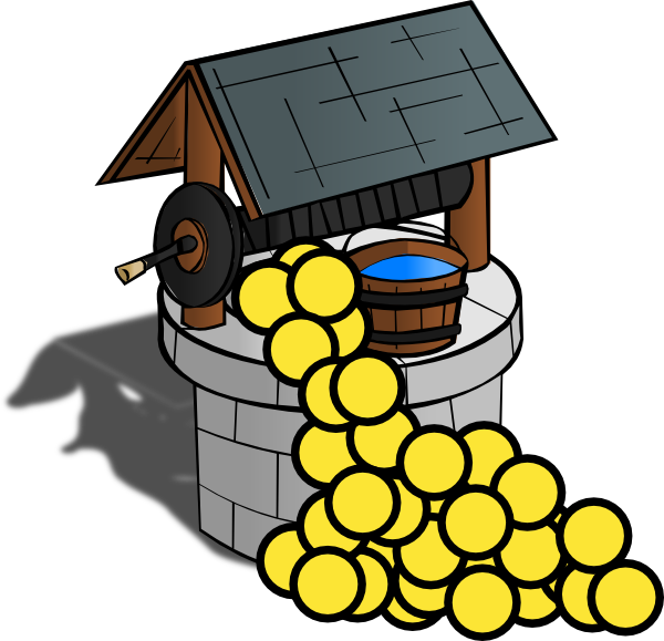 Wishing Well Clipart (600x579), Png Download