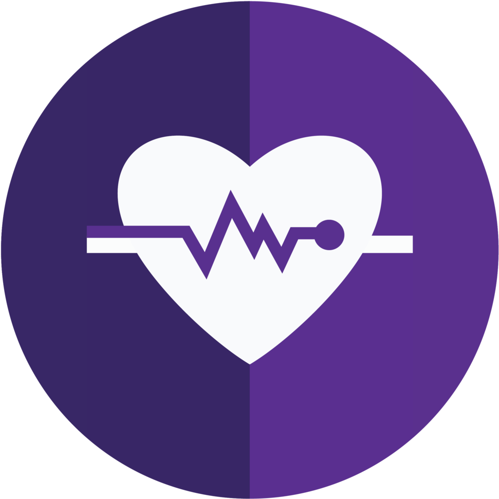 Heart Purple-01 - Heart Clipart (1000x997), Png Download