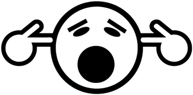 Fingers In Ears Cartoon Clipart (800x800), Png Download