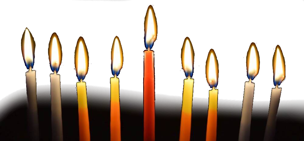 Chanukah / Hanukkah • Torah Org - Hanukkah Png Clipart (1000x465), Png Download