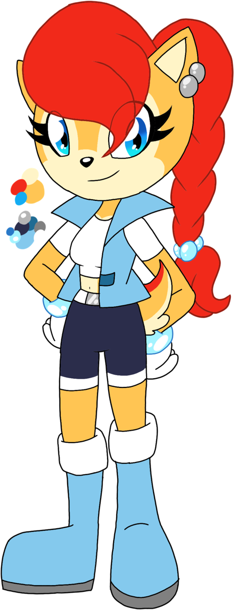 Here Is Sally Acorn In My Style Clipart (719x1280), Png Download