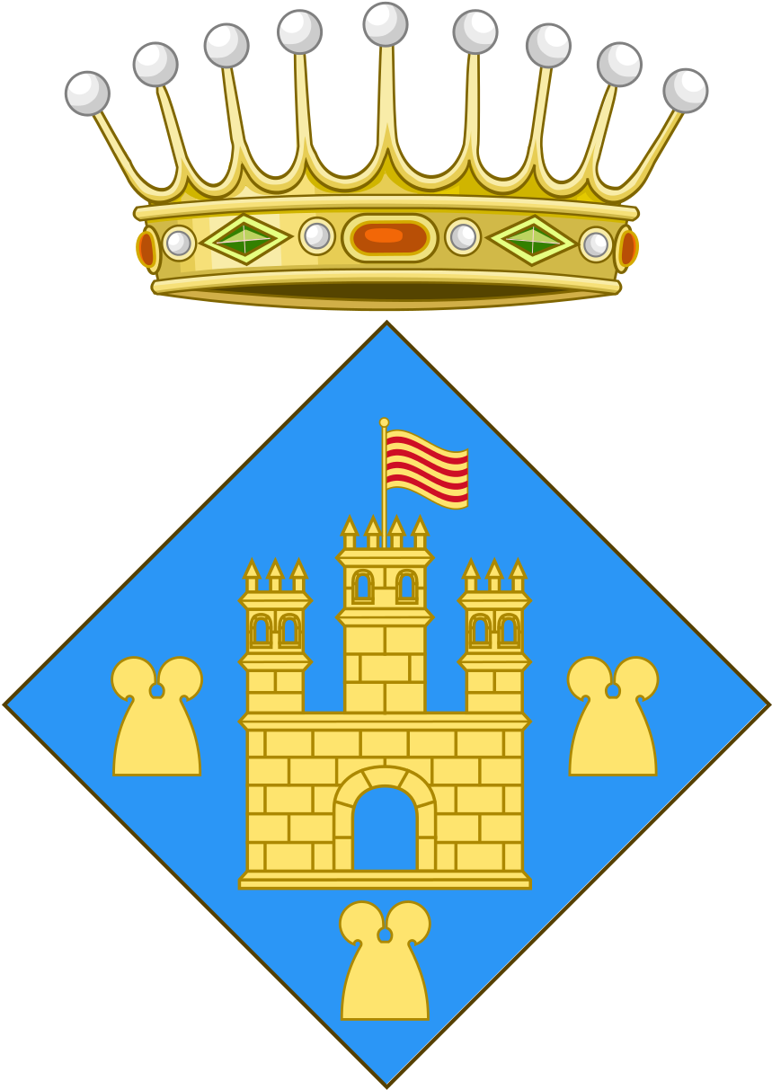 Coat Of Arms Of Palamós - Meaning Of Heraldic Crowns Clipart (890x1239), Png Download