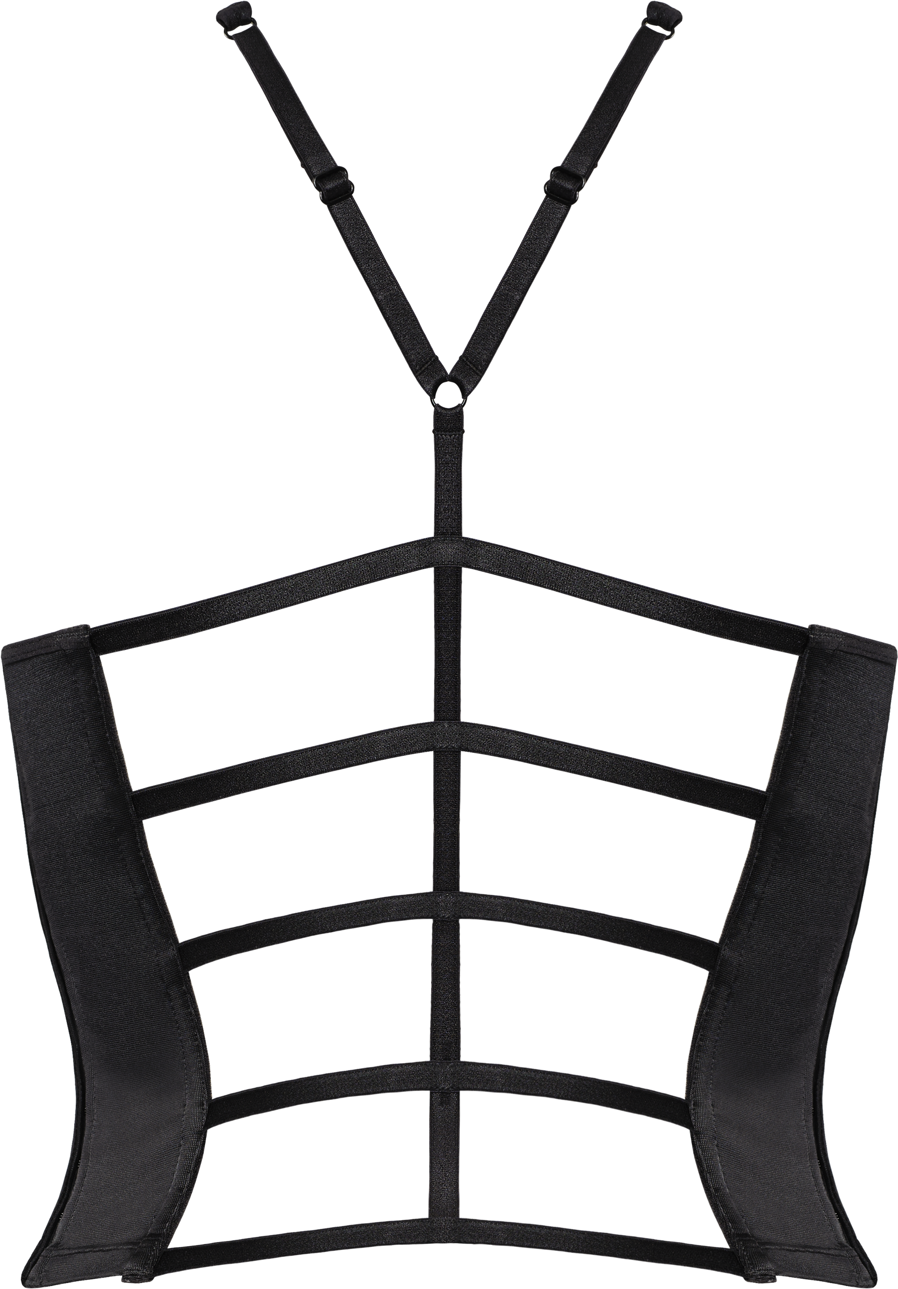 Leading Strings Plunge Balcony Corset Clipart (2000x3000), Png Download