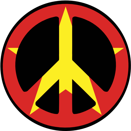 Praying For Peace In Vietnam - Emblem Clipart (555x555), Png Download