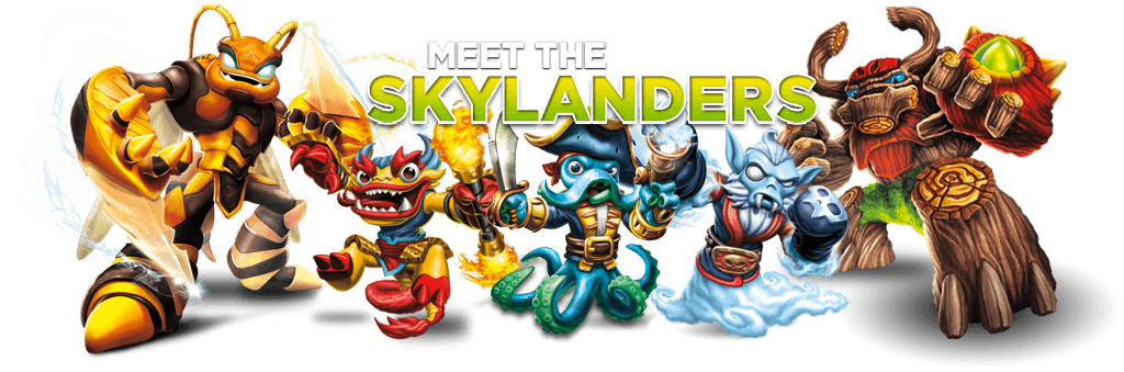 With Skylanders, Activision Blizzard, Inc - Mega Puzzles Skylanders Giants 100 Piece Swarm Foil Clipart (1024x339), Png Download