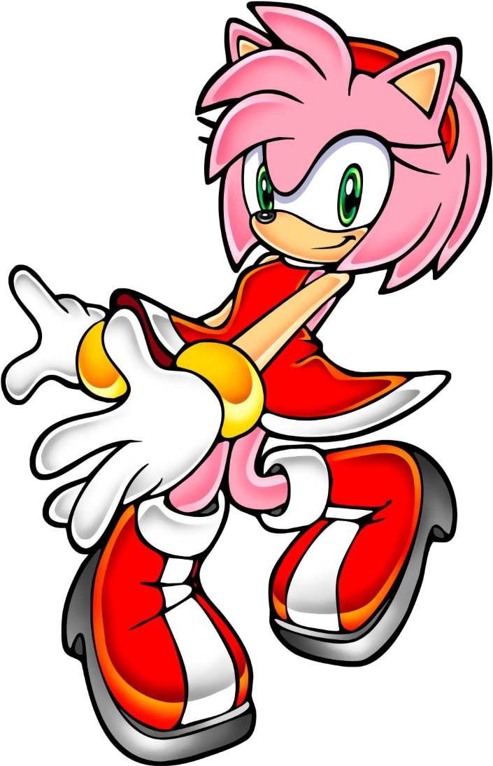 Advance2 Amy2 - Amy Rose Sonic Advance 2 Clipart (717x1162), Png Download