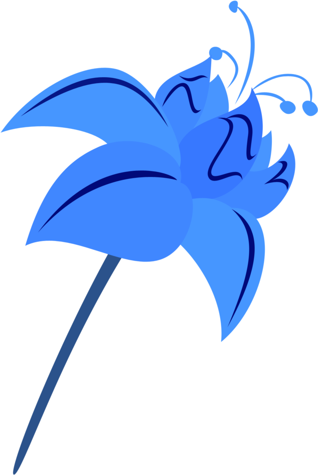 Ef Blue Flower - Mlp Poison Joke Clipart (634x948), Png Download