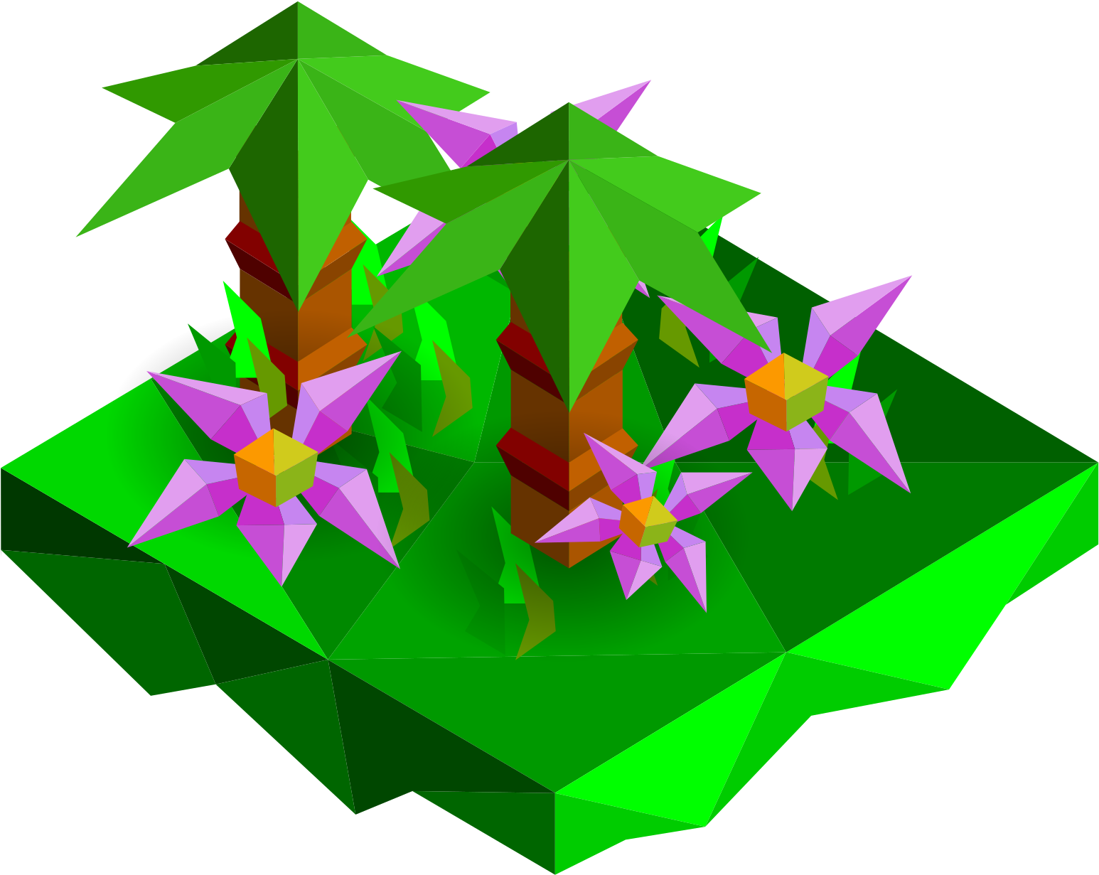 Park - Polytopia Park Clipart (1630x1730), Png Download