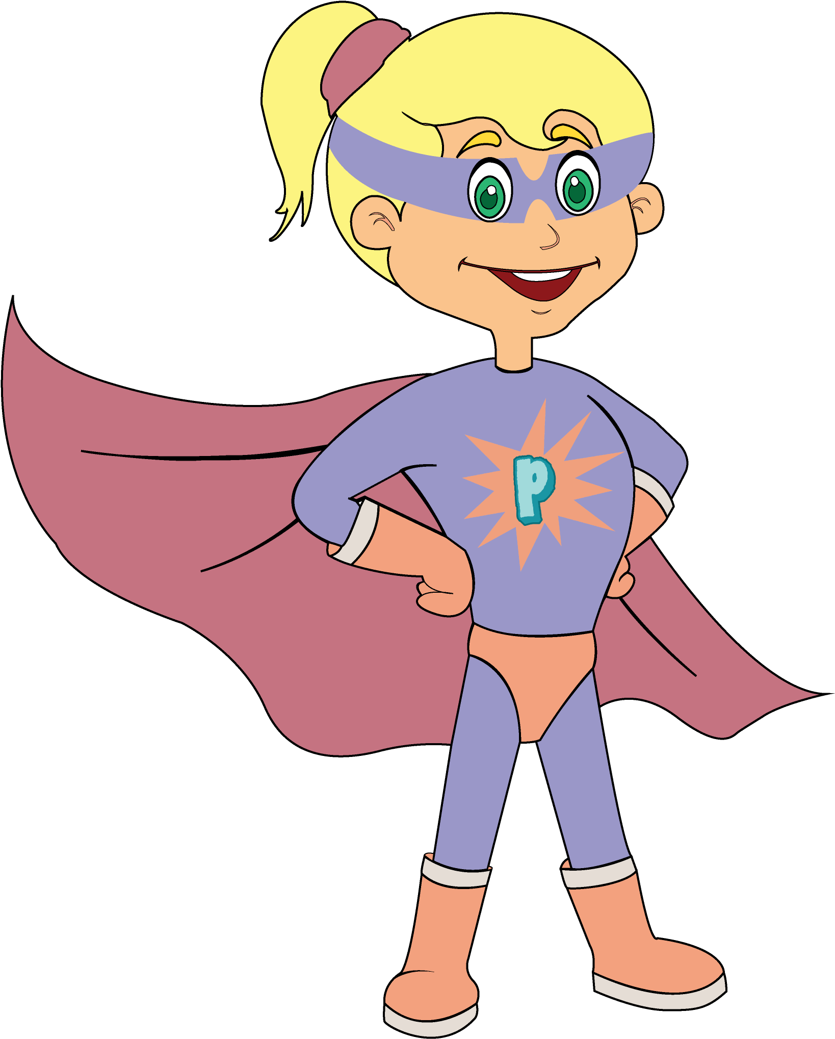 Bus Clipart Superhero - Bus - Png Download (3368x2380), Png Download