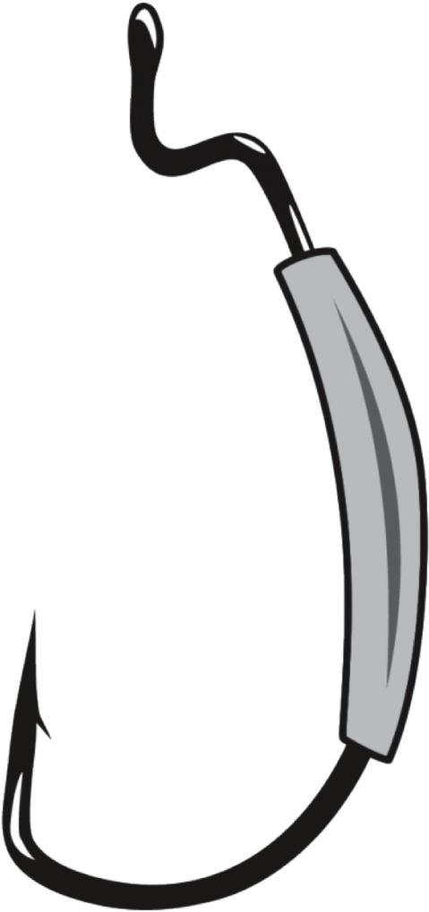 Gamakatsu Offset Weighted Superline Ewg Hooks - Gamakatsu Weighted Superline Extra Wide Gap Hook-5 Clipart (800x800), Png Download