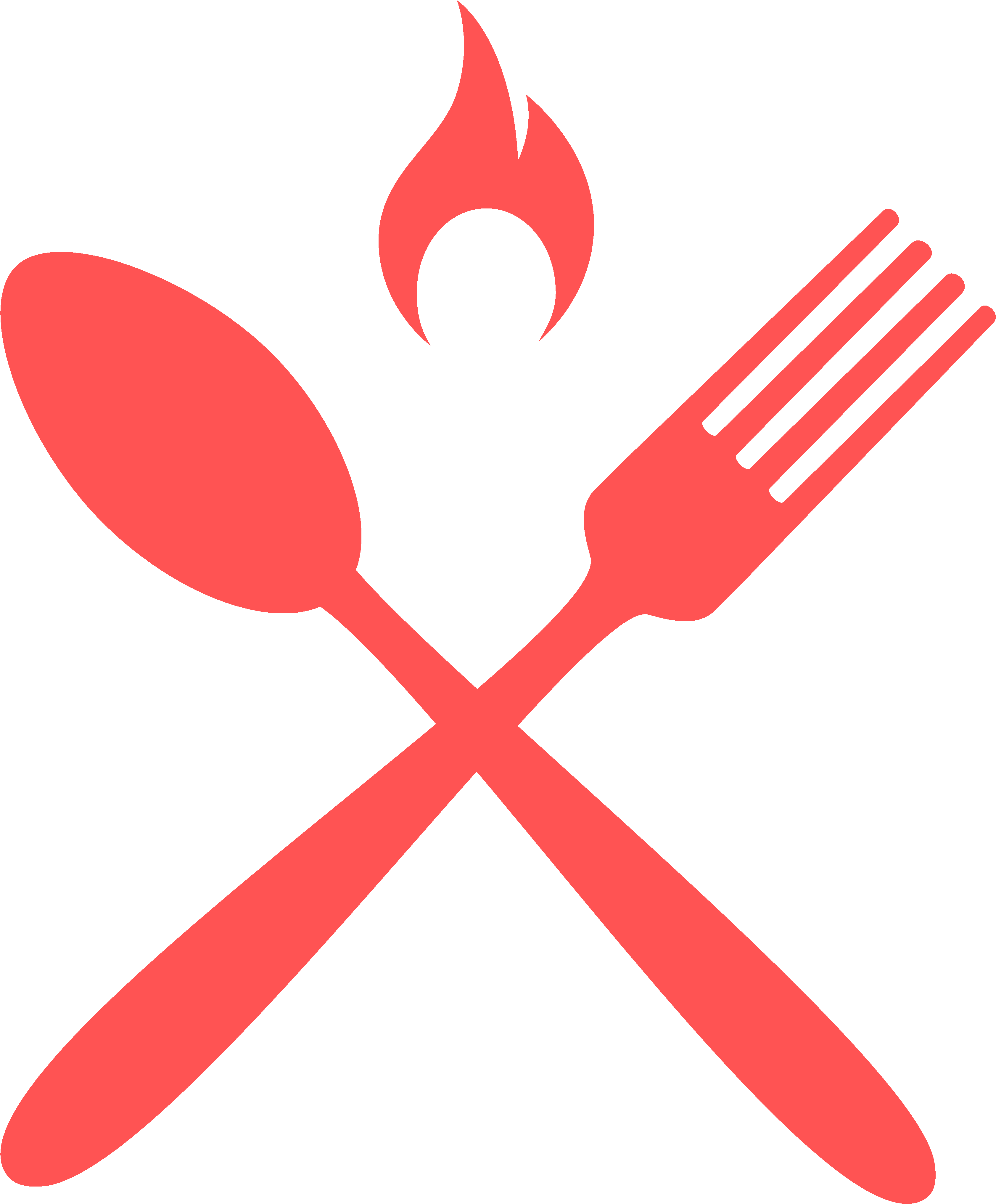 Cahill Bistro - Knife Fork And Spoon Symbol Clipart (4058x4280), Png Download