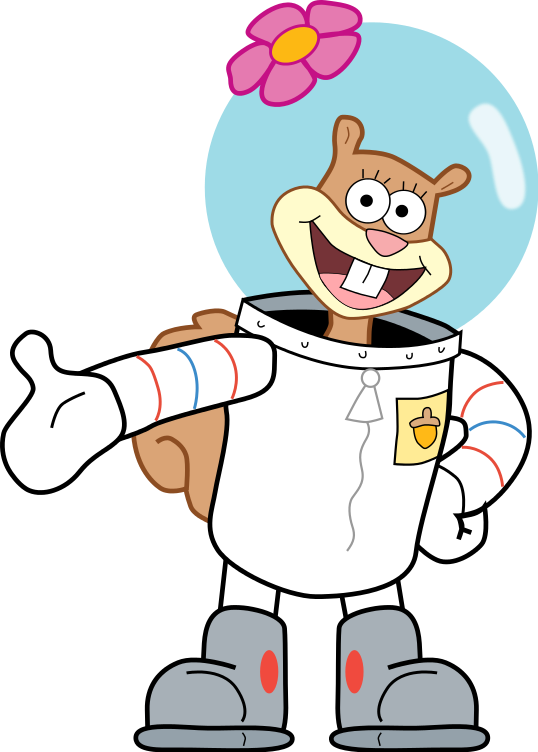 Image Freeuse Stock Sandy Cheeks The Adventures Of - Sandy Cheeks Clipart (538x752), Png Download