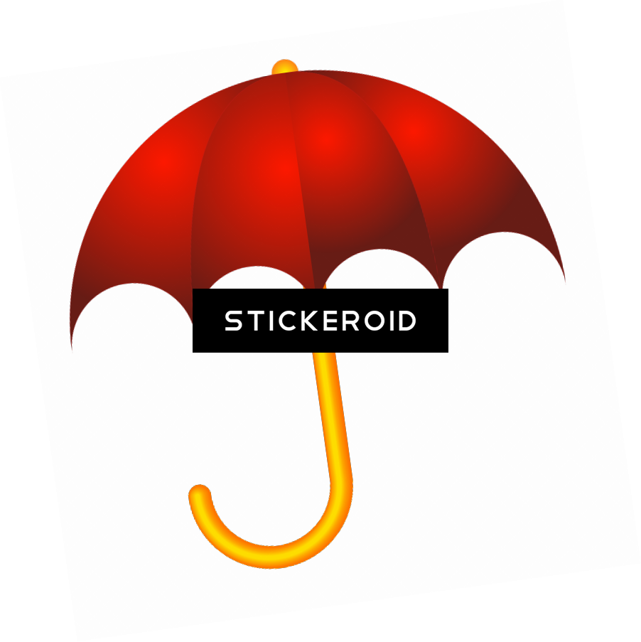 Red Umbrella - Umbrella Clipart (902x903), Png Download