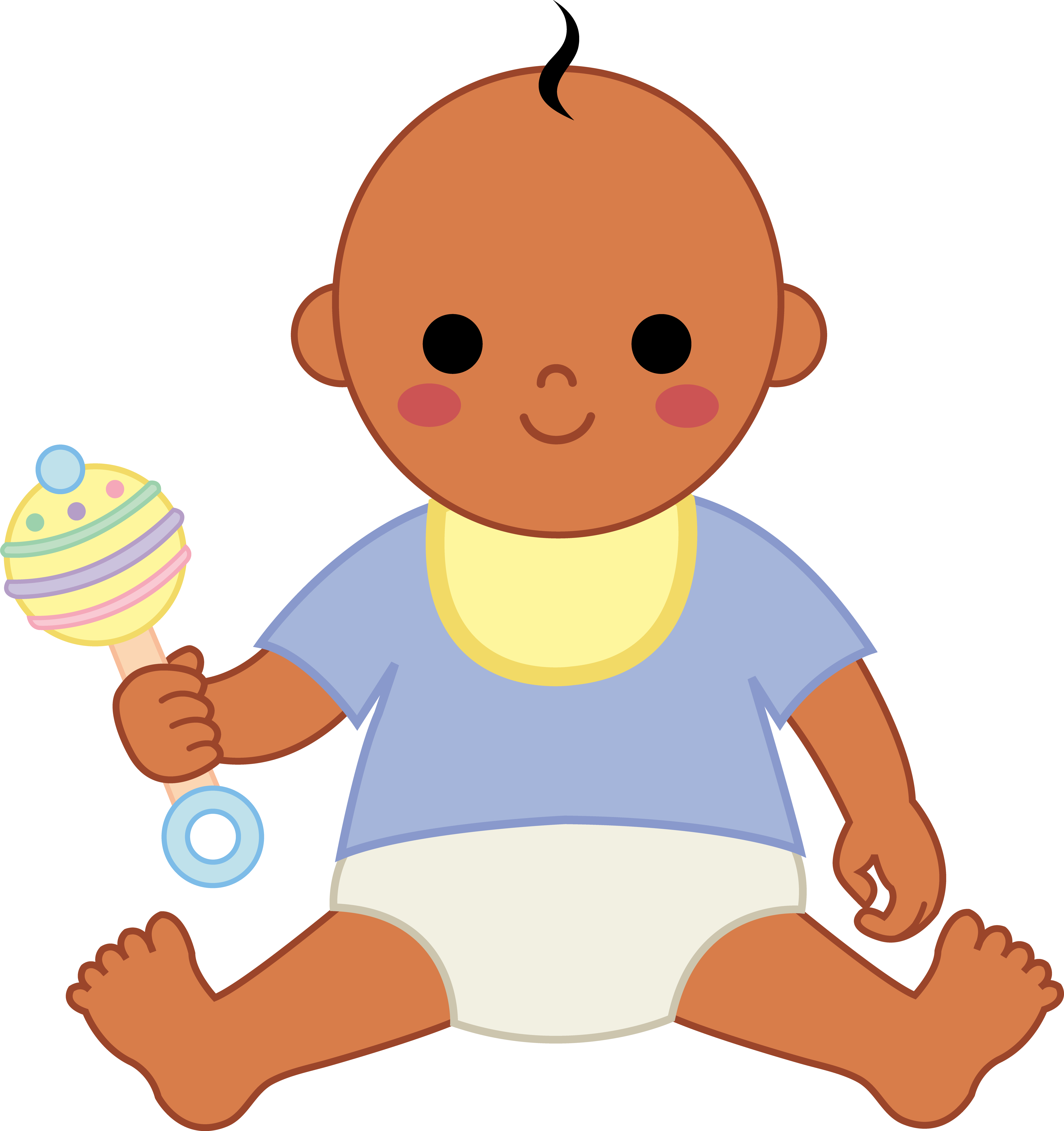 Clipart Of Baby, Born And Babies - Png Download (5175x5502), Png Download