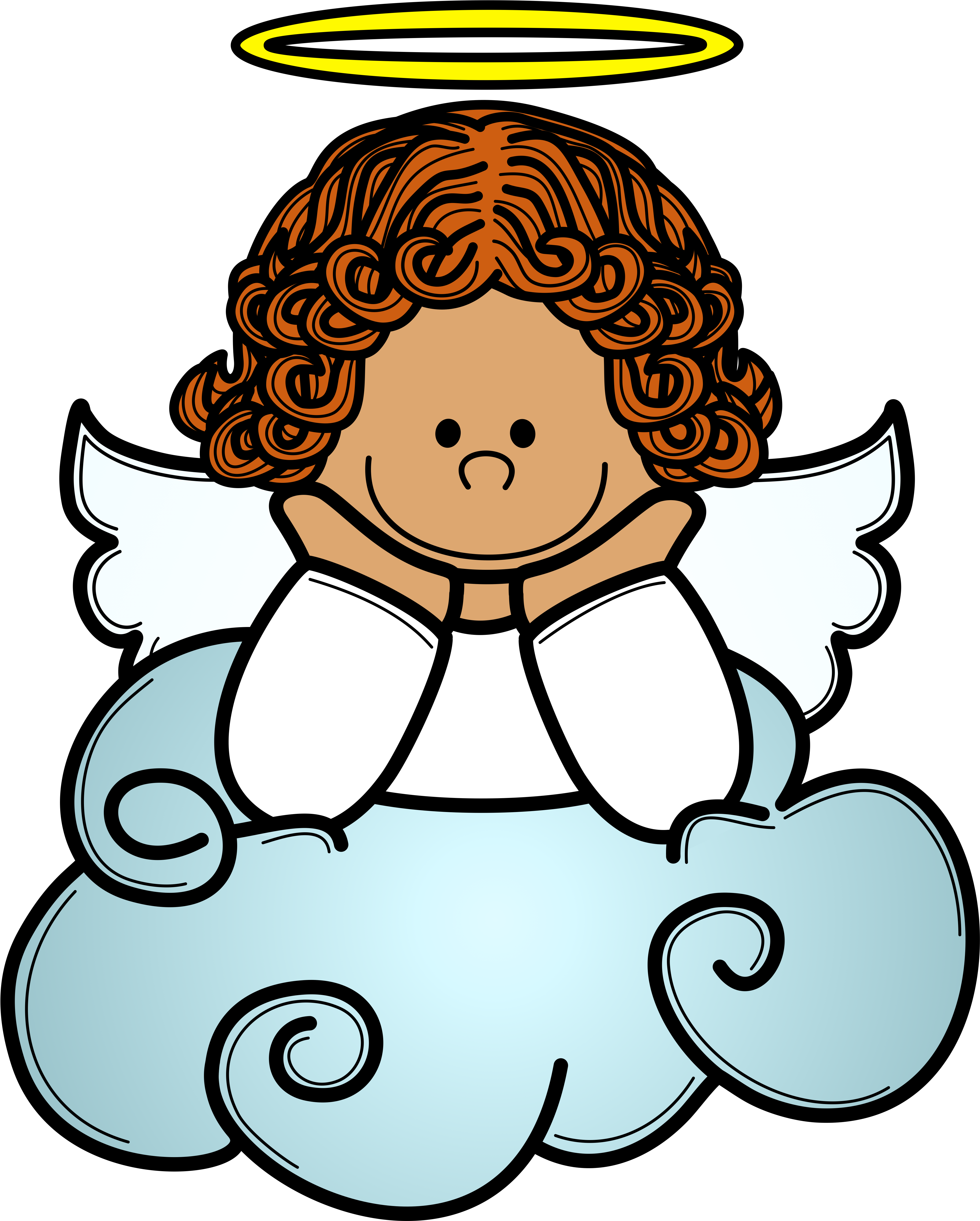 Angel - Angeles Clipart - Png Download (4334x5375), Png Download