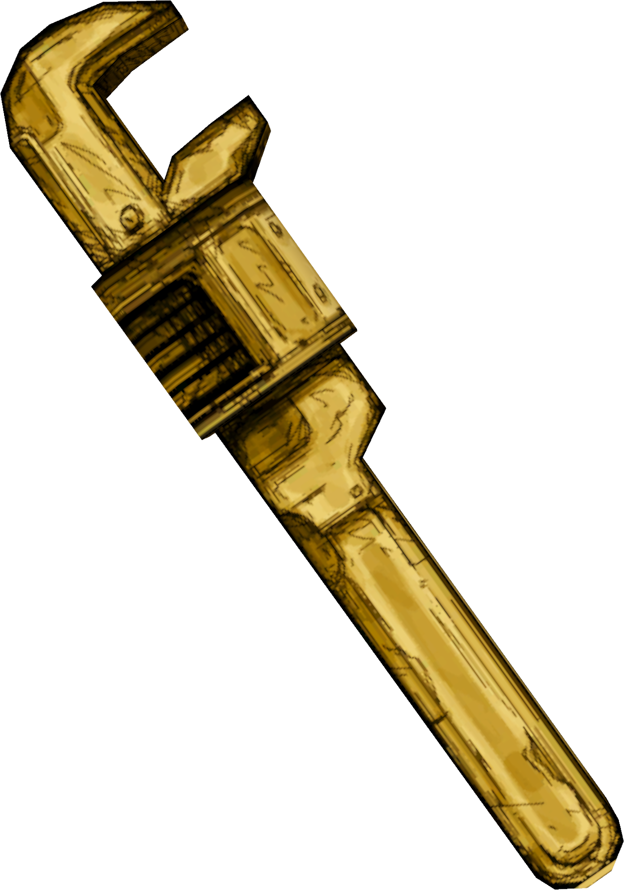 Wrench3d - Bendy And The Ink Machine Wrench Clipart (1234x1760), Png Download