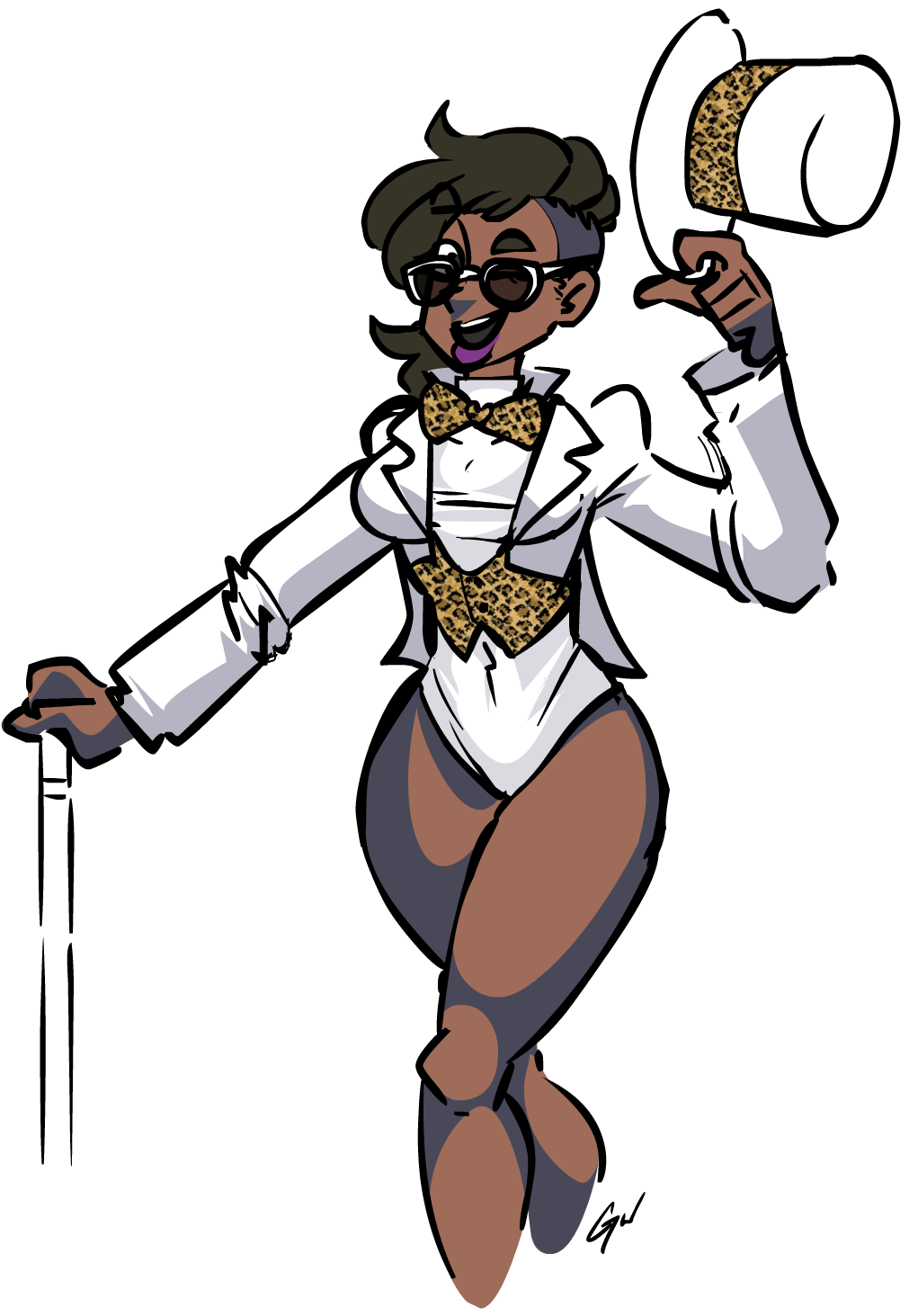 One Cool Cat - Cartoon Clipart (1250x1500), Png Download