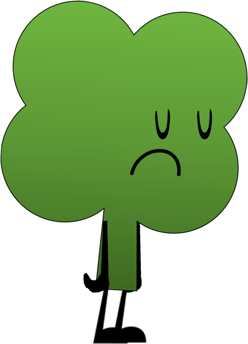 Cloveradfafdadfasfda - Sad Tree Cartoon Png Clipart (904x1221), Png Download