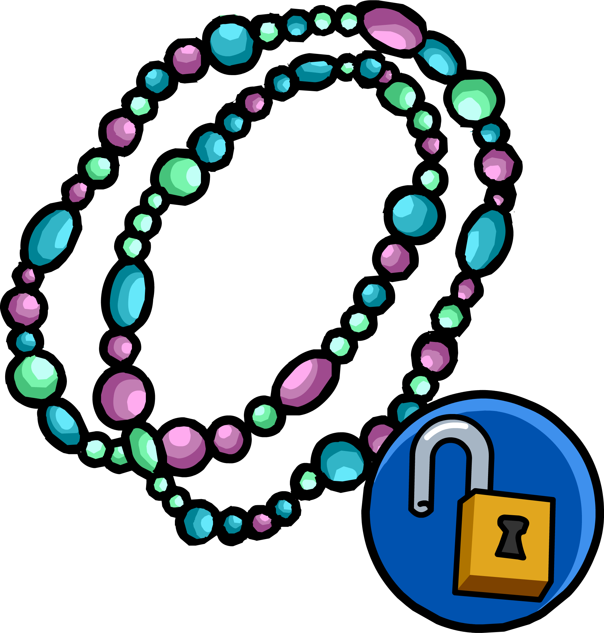 Image Pastel Clothing Icon Id Png Club - Necklaces With Beads Clipart Transparent Png (1996x2090), Png Download