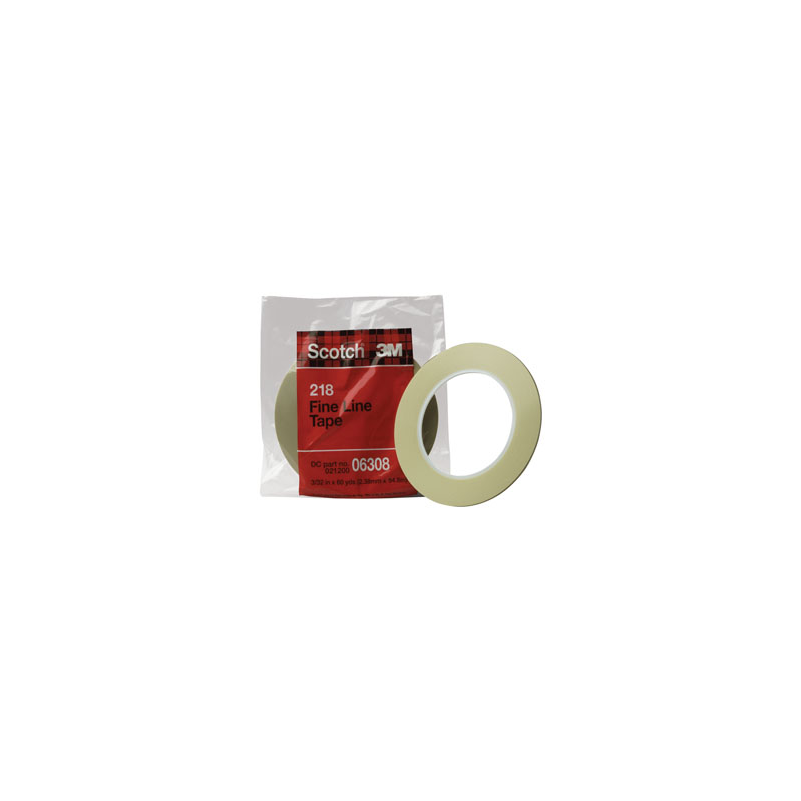 3m Scotch Fine Line Tape 218, 3/32 Inch X 60 Yd Clipart (1000x1119), Png Download