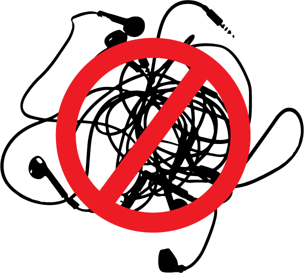 The Loop Earbud Holder 3 Pack Clipart (608x546), Png Download