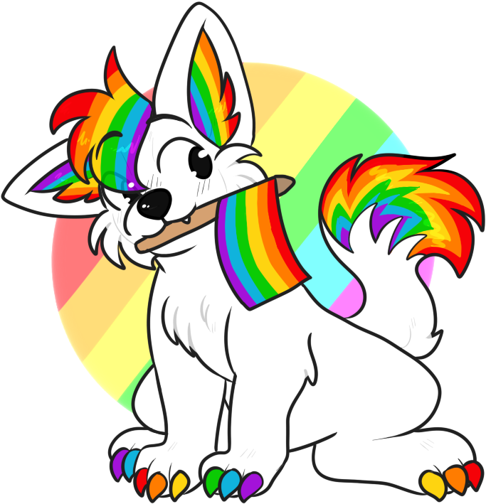 Gay Pride By Kitkat Clipart (733x735), Png Download
