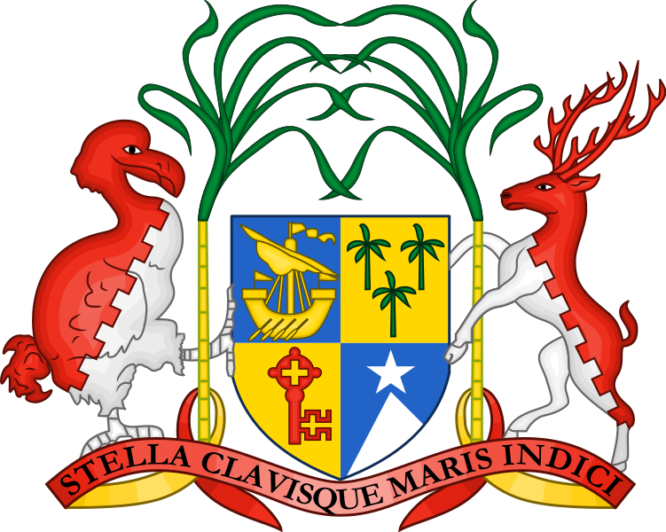 Coat Of Arms Of Mauritius - Mauritius Coat Of Arms Clipart (751x600), Png Download