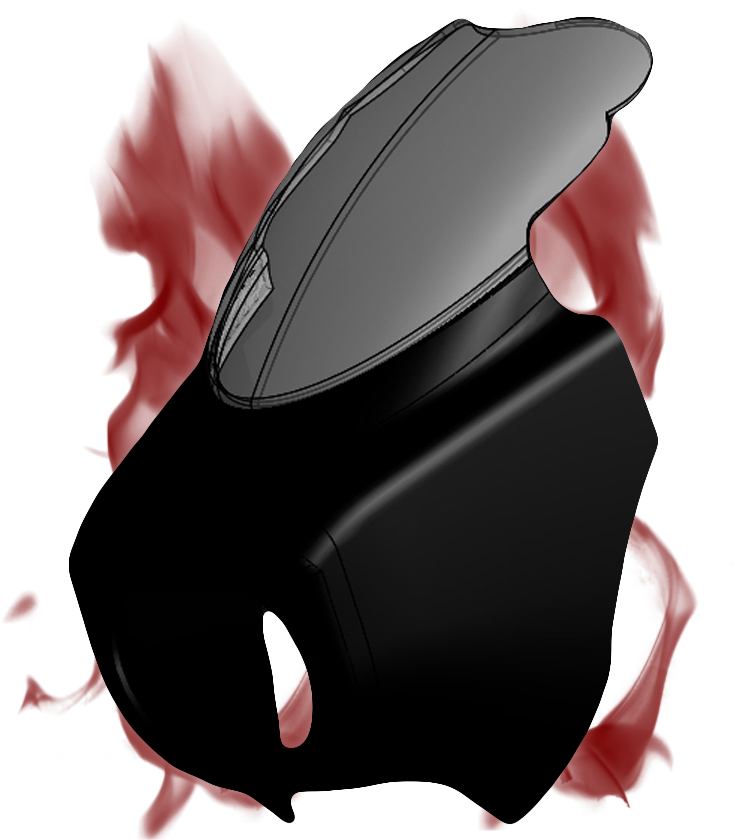 Stalker Fairing - Motorcycle Clipart (900x900), Png Download