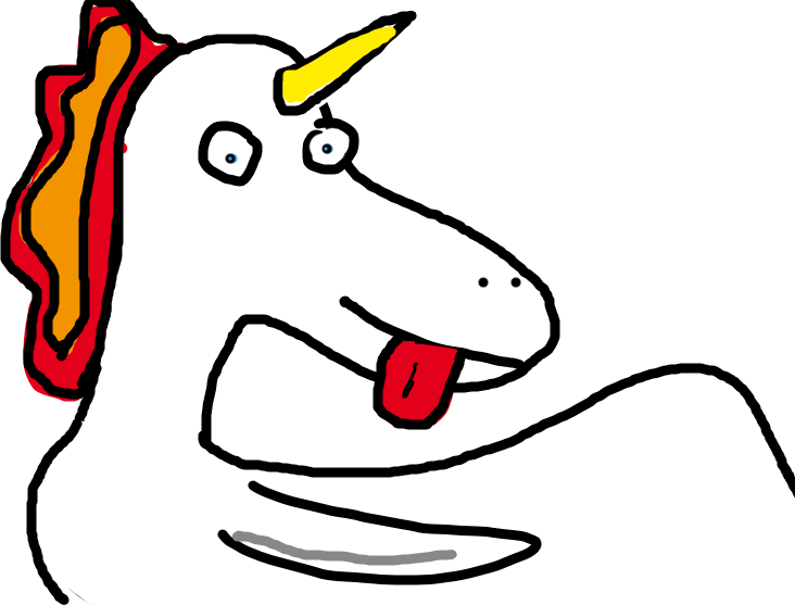 Once In The Magical Night Zoo Duckhorn Was Swimming - Cartoon Clipart (732x557), Png Download