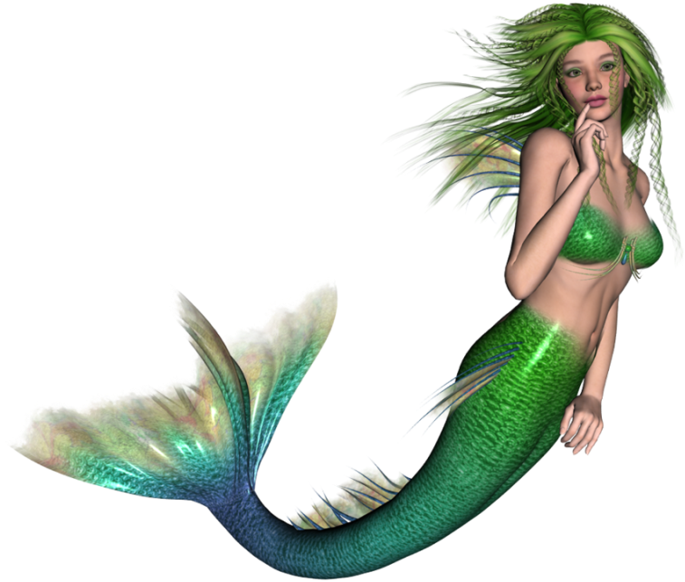 Pin Vintage Baby Mermaid Clipart - Mermaid Png Transparent Png (800x714), Png Download