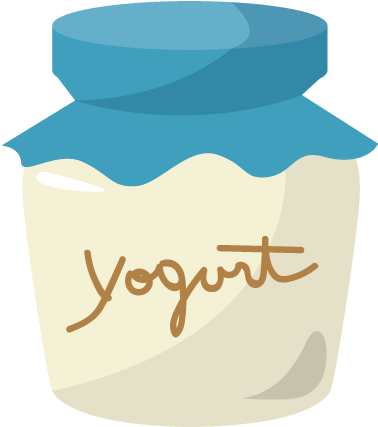 Homemade Yogurt - Yogurt Clipart (624x625), Png Download