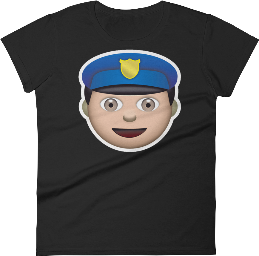 Shirts Clipart Police Officer - T-shirt - Png Download (1000x1000), Png Download