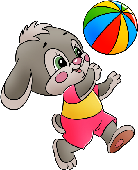 Funny Bunny Rabbits Clipart (600x600), Png Download