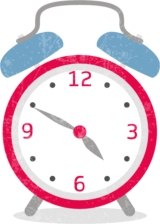 Rent On Time - Clock Clipart (637x894), Png Download