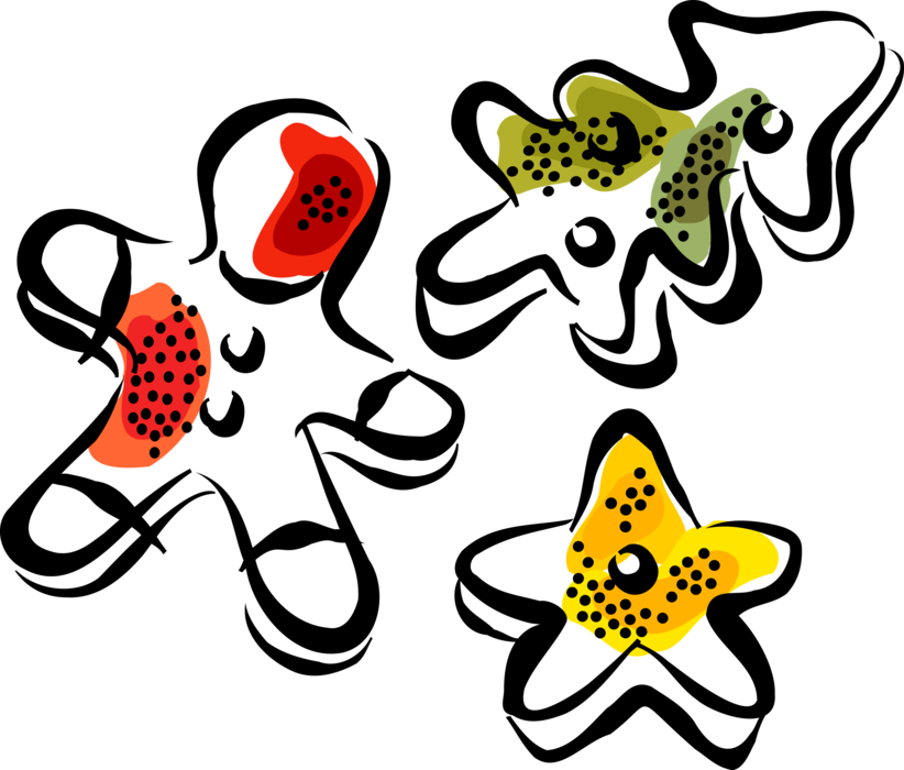 Vector Illustration Of Holiday Season Christmas Baking Clipart (822x700), Png Download